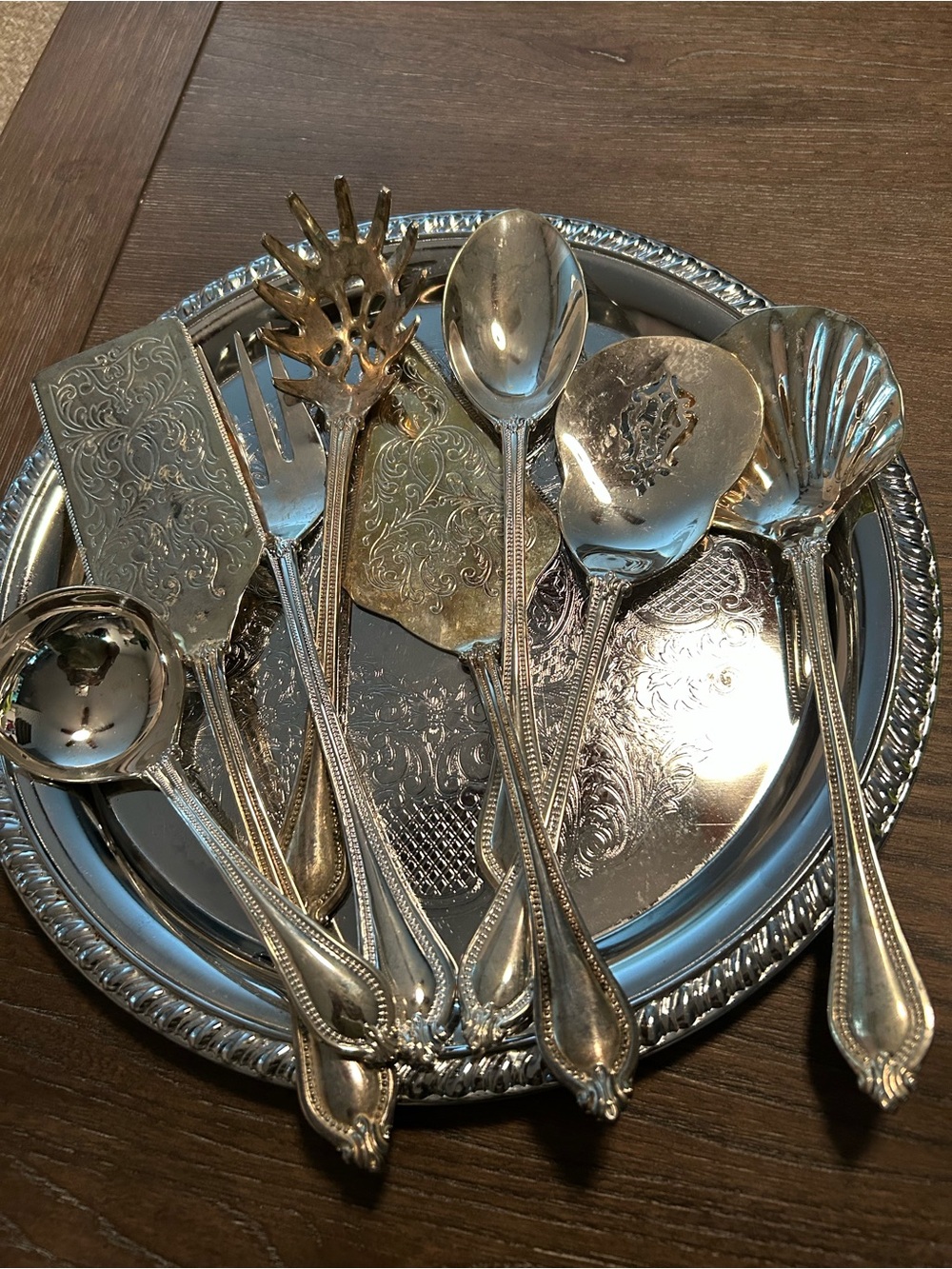 Vintage International Silver Co Serving Utensils Lot of 8 w/ Original Labels